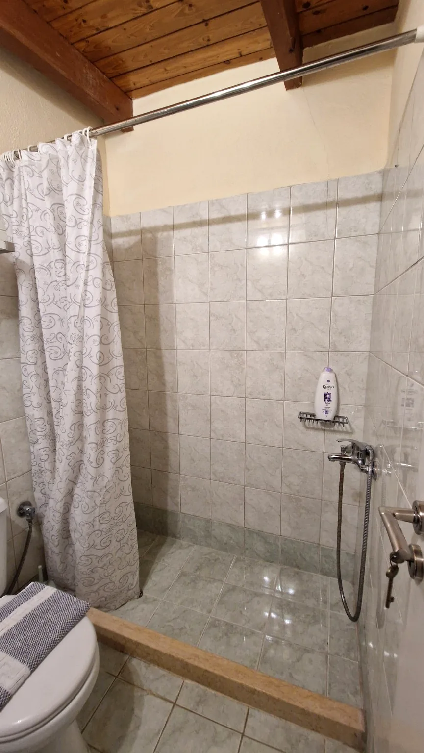 Walk-in shower area at Il Prato, Villa Vanda
